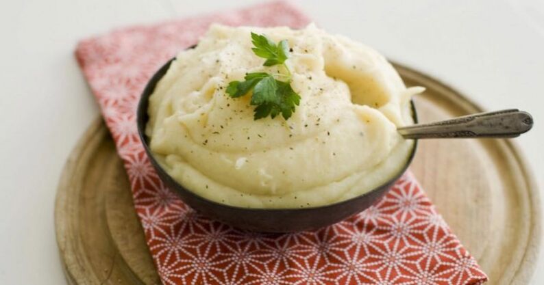 mashed potatoes for a 6 -petal diet
