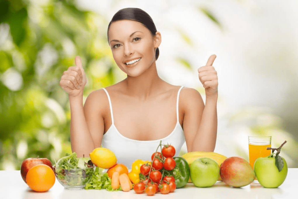 fruits and vegetables in the diet